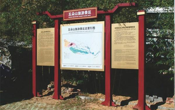 景區(qū)標識導(dǎo)視系統(tǒng)平面布局圖